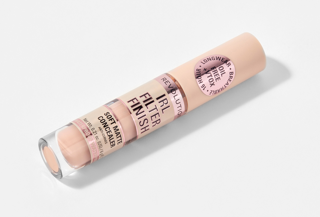 MakeUp Revolution Long-lasting Liquid Concealer Irl Filter Finish