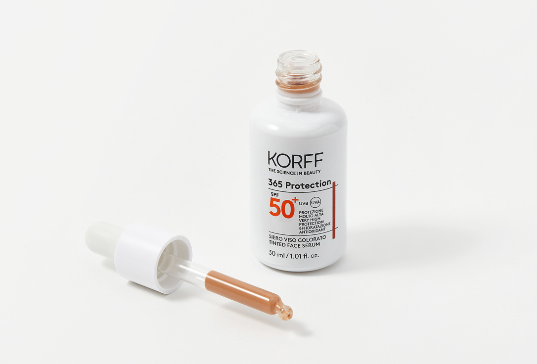 KORFF Face Serum SPF50+ 365 Protection Tinted Face Serum 30 ml KORFF Face Serum SPF50+ 365 Protection Tinted Face Serum