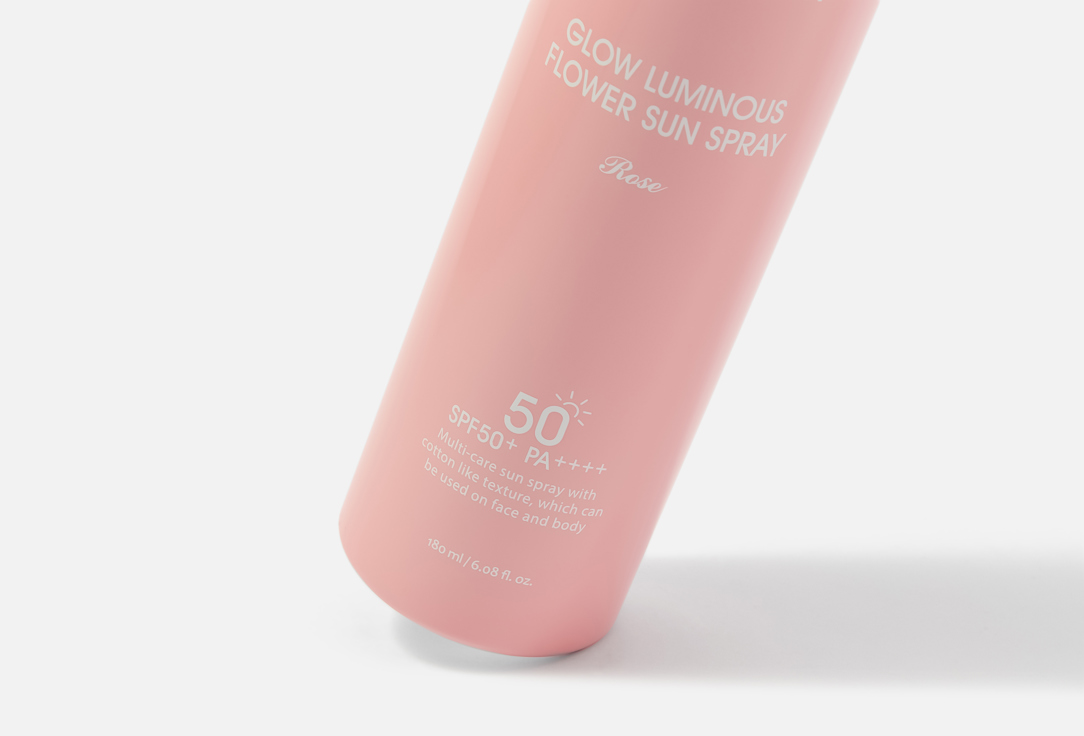 JMsolution Moisturizing face and body spray SPF 50 PA++++ Glow luminous flower sun spray rose 180 ml JMsolution Moisturizing face and body spray SPF 50 PA++++ Glow luminous flower sun spray rose