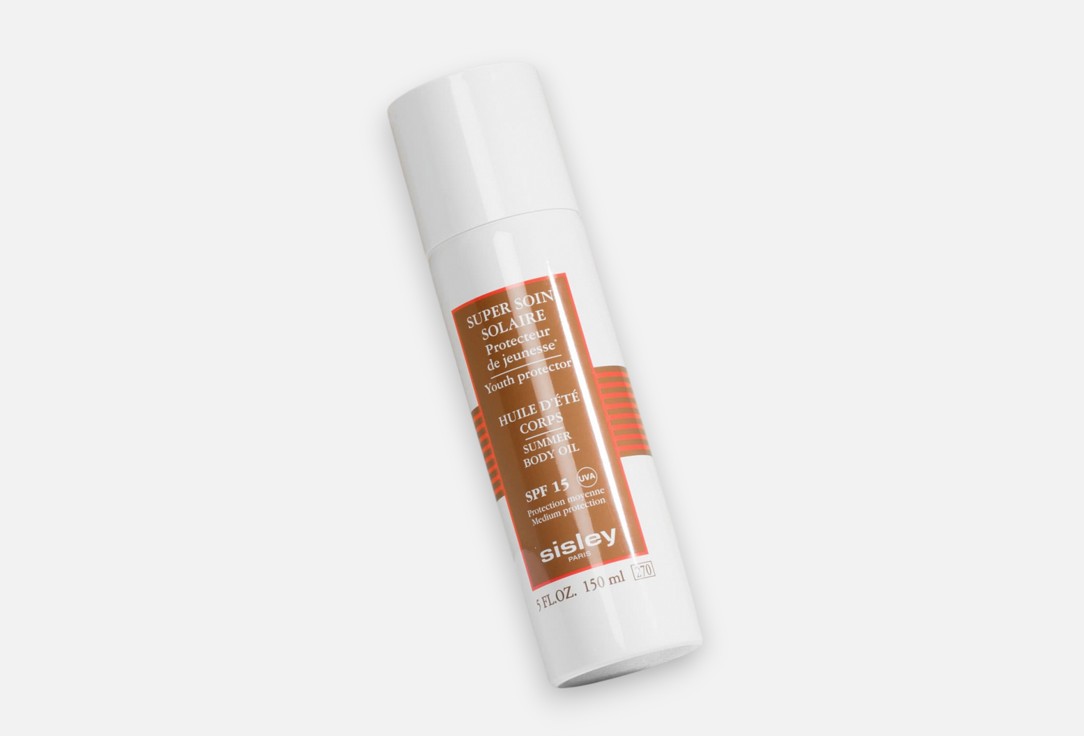 Sisley Солнцезащитное супермасло для тела SPF15 Super Soin Solaire Huile D'ete