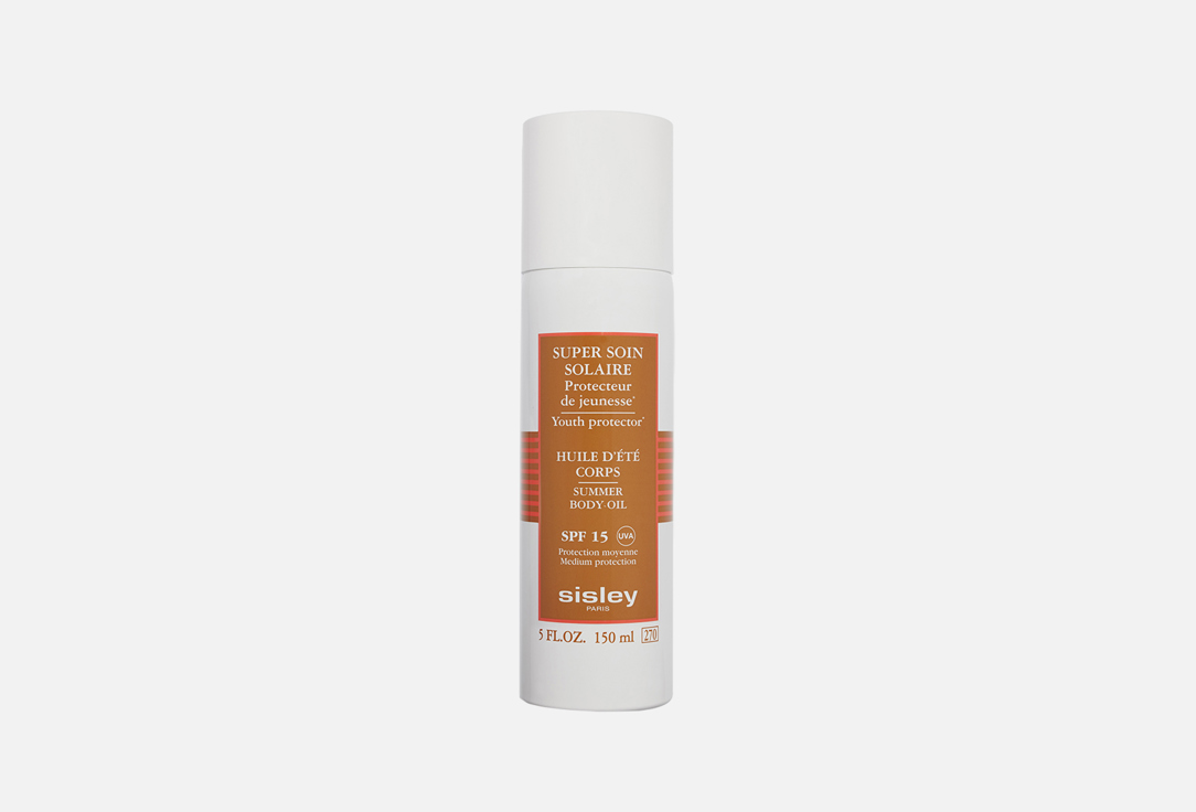 Sisley Солнцезащитное супермасло для тела SPF15 Super Soin Solaire Huile D'ete