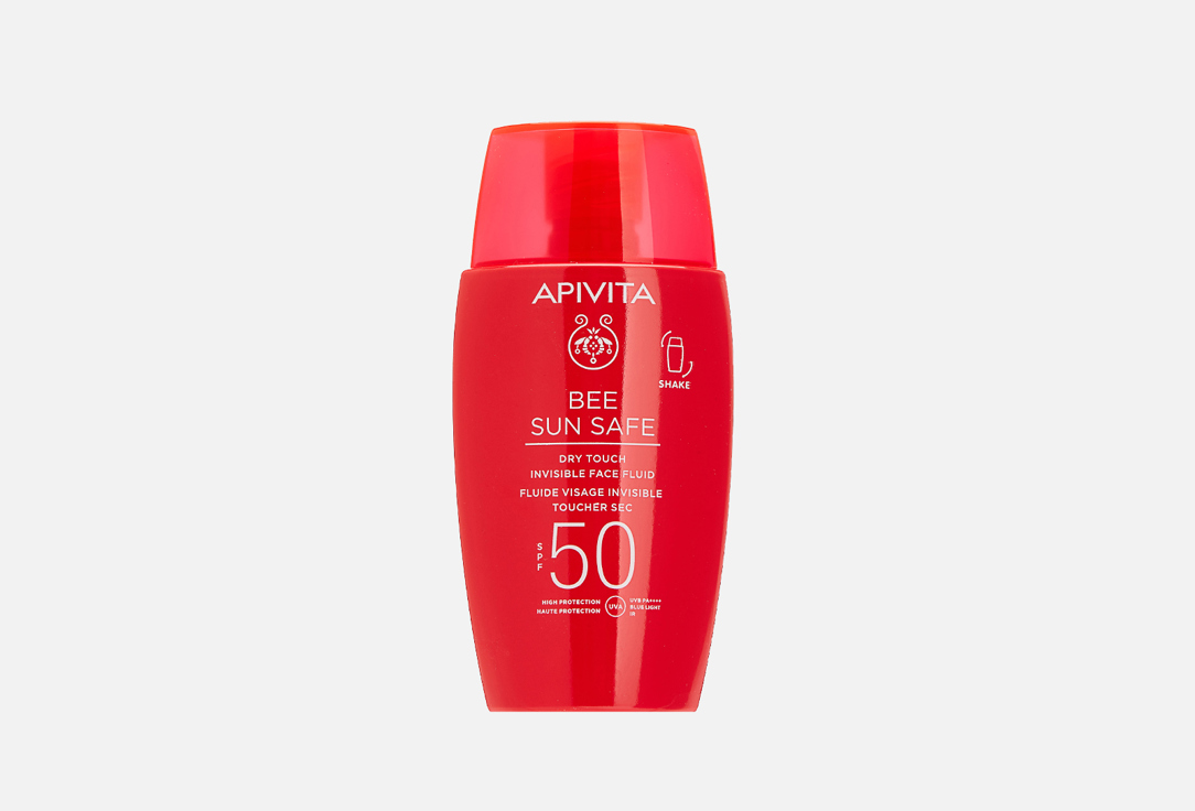 أبيفيتا سائل واقي شمس شفاف للوجه بعامل حماية من الشمس 50 بي صن سيف