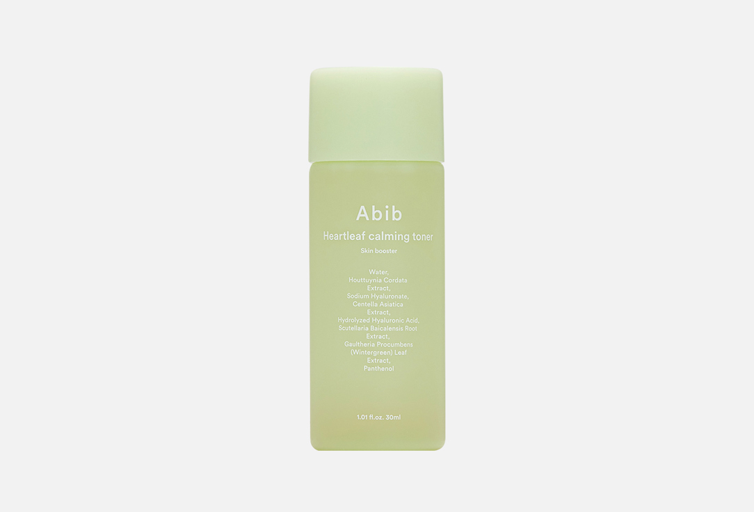 ABIB тонер для лица Heartleaf calming toner Skin booster 30 мл ABIB тонер для лица Heartleaf calming toner Skin booster