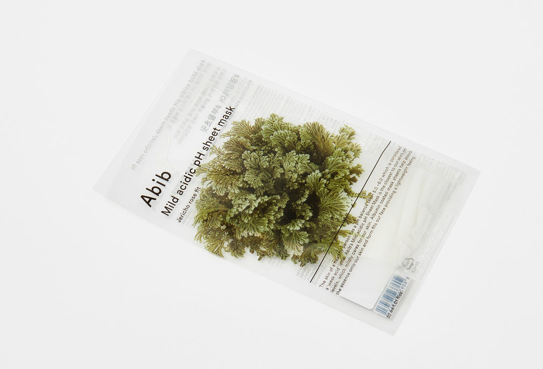 ABIB Тканевая маска для лица Mild acidic pH sheet mask Jericho rose fit 1 шт ABIB Тканевая маска для лица Mild acidic pH sheet mask Jericho rose fit