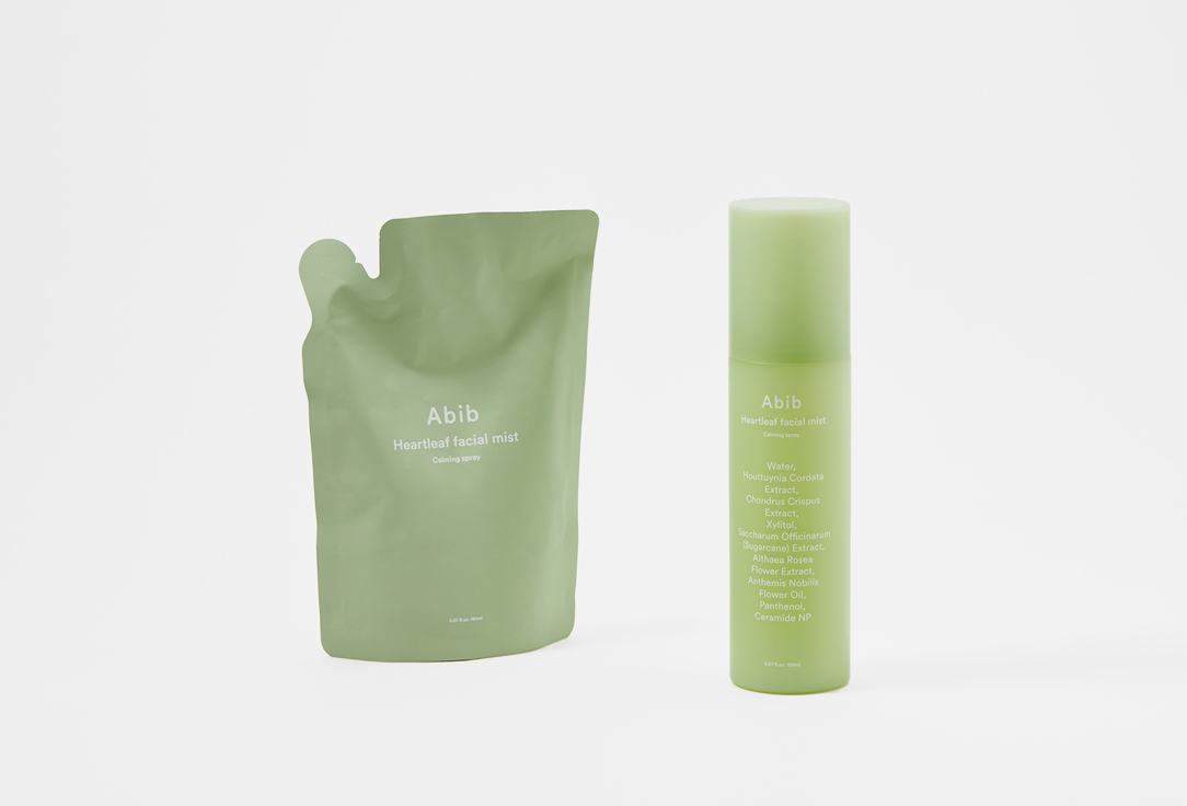 ABIB Мист для лица + рефилл Heartleaf facial mist Calming spray