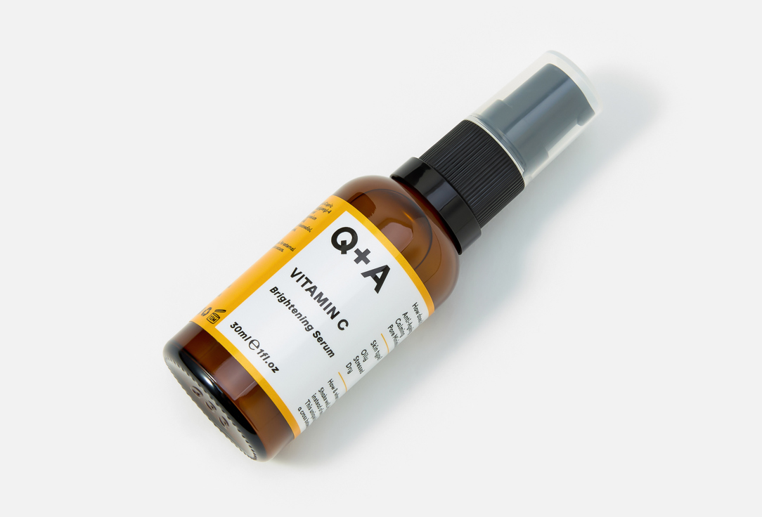 Q+A Brightening facial serum Vitamin C