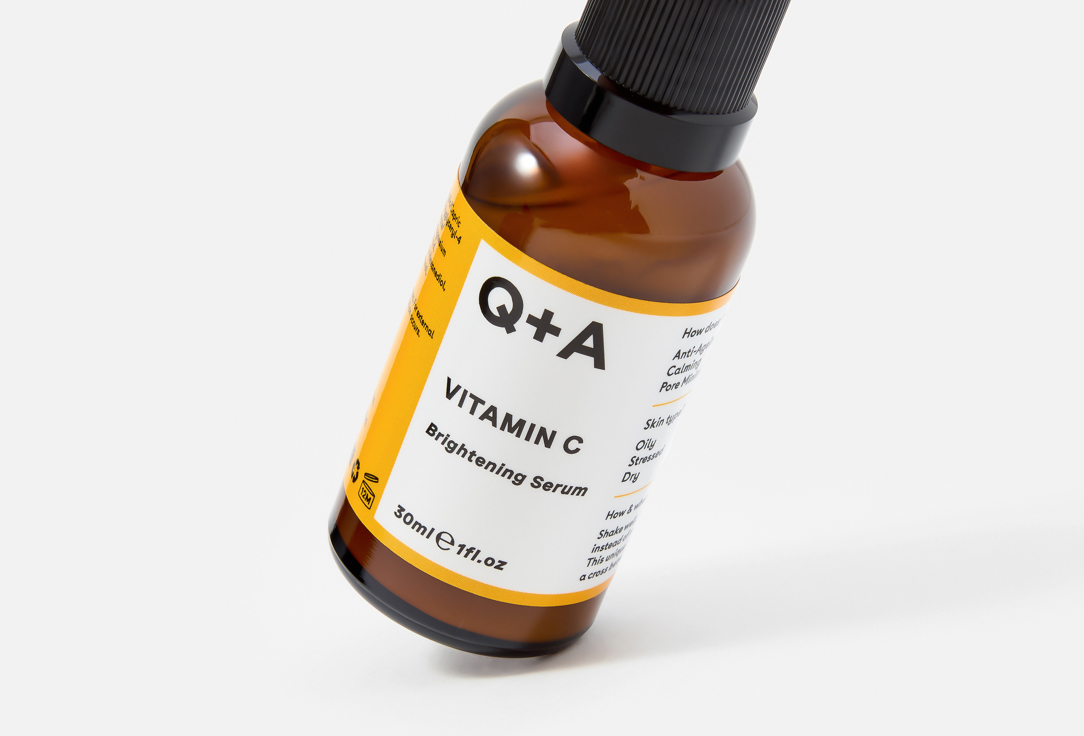 Q+A Brightening facial serum Vitamin C