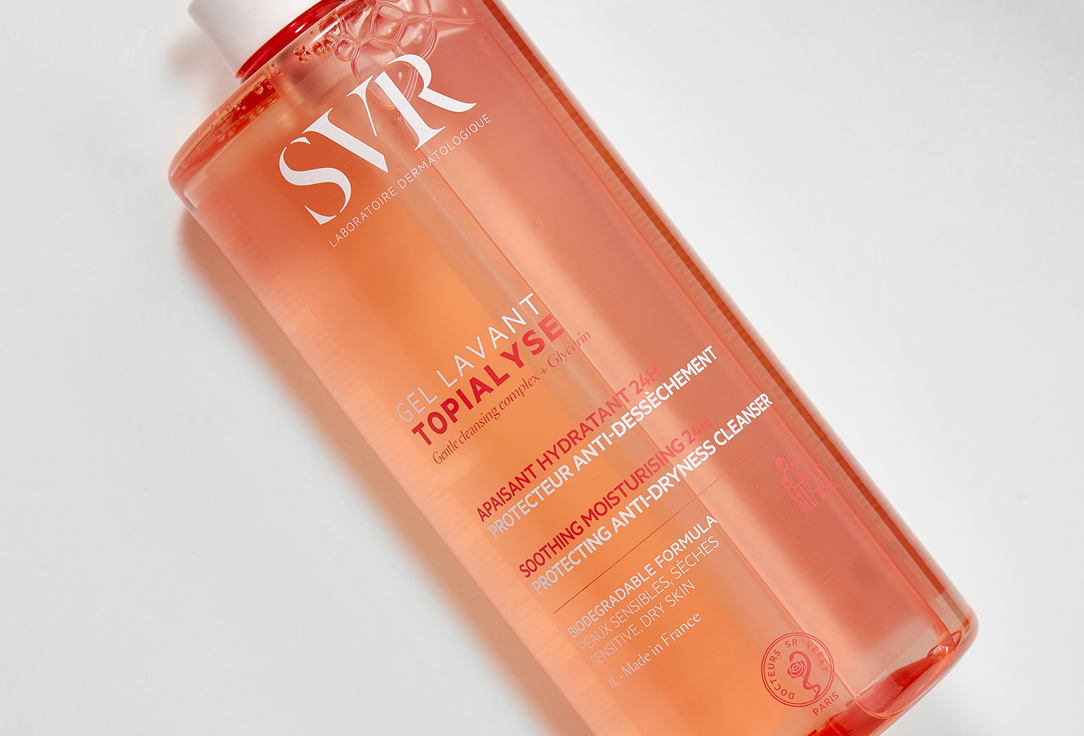 SVR Ultra‑gentle soap‑free cleansing gel Topialyse