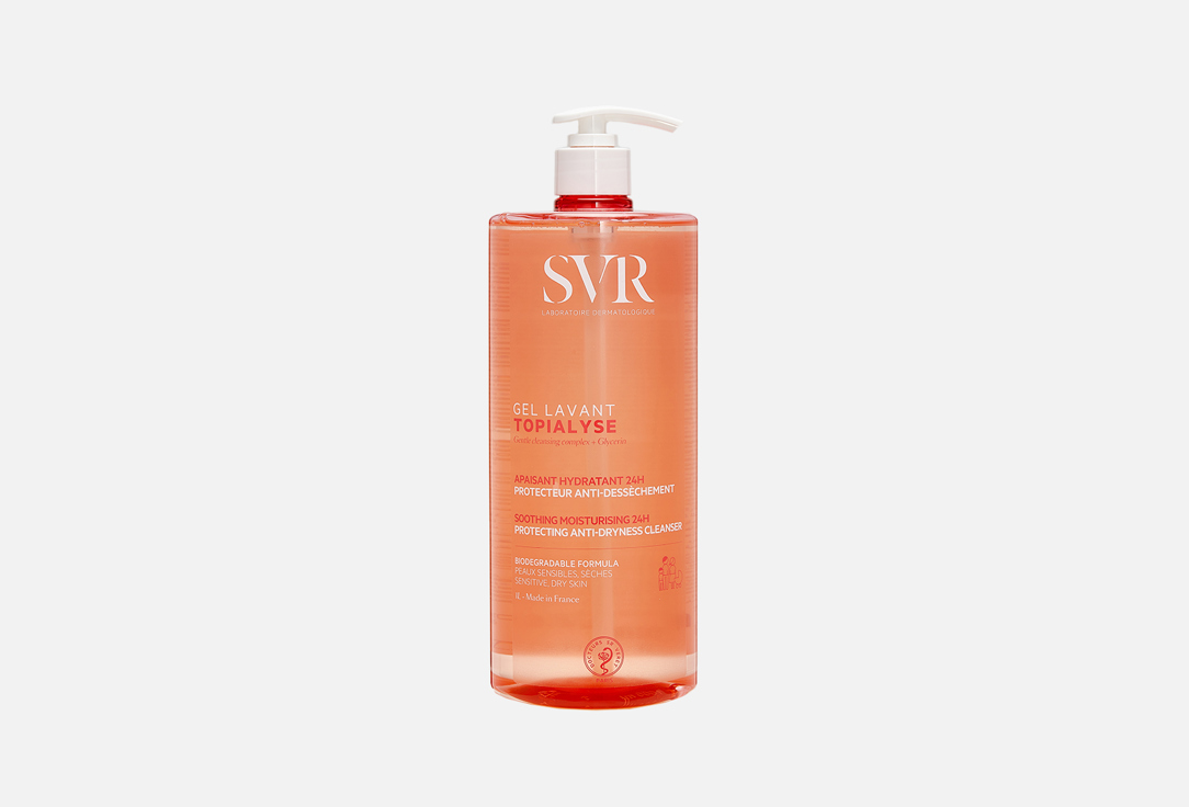 SVR Ultra‑gentle soap‑free cleansing gel Topialyse