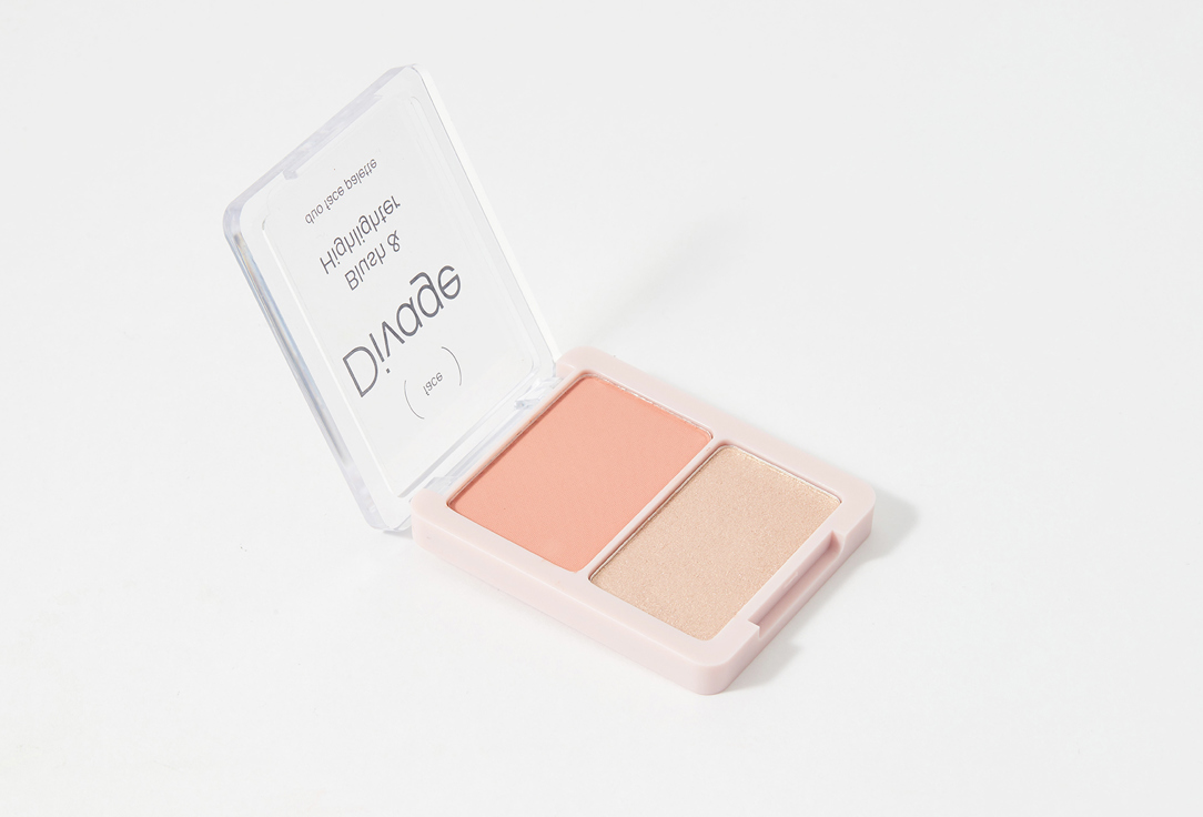 Divage face palette Blush & highlighter duo