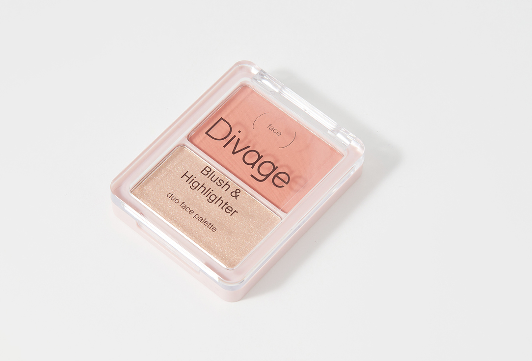 Divage face palette Blush & highlighter duo