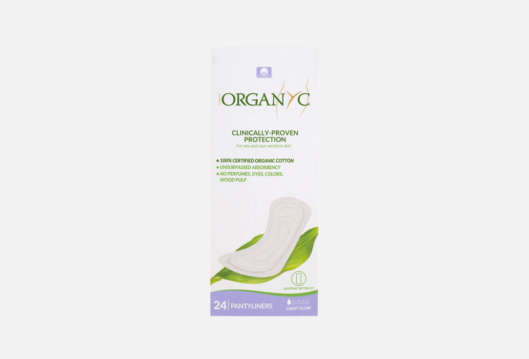 Organyc Thin Everyday Pads Panty Liners