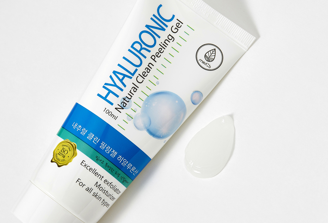 MEDB Face gel Natural Clean Peeling Hyaluronic 100 ml MEDB Face gel Natural Clean Peeling Hyaluronic