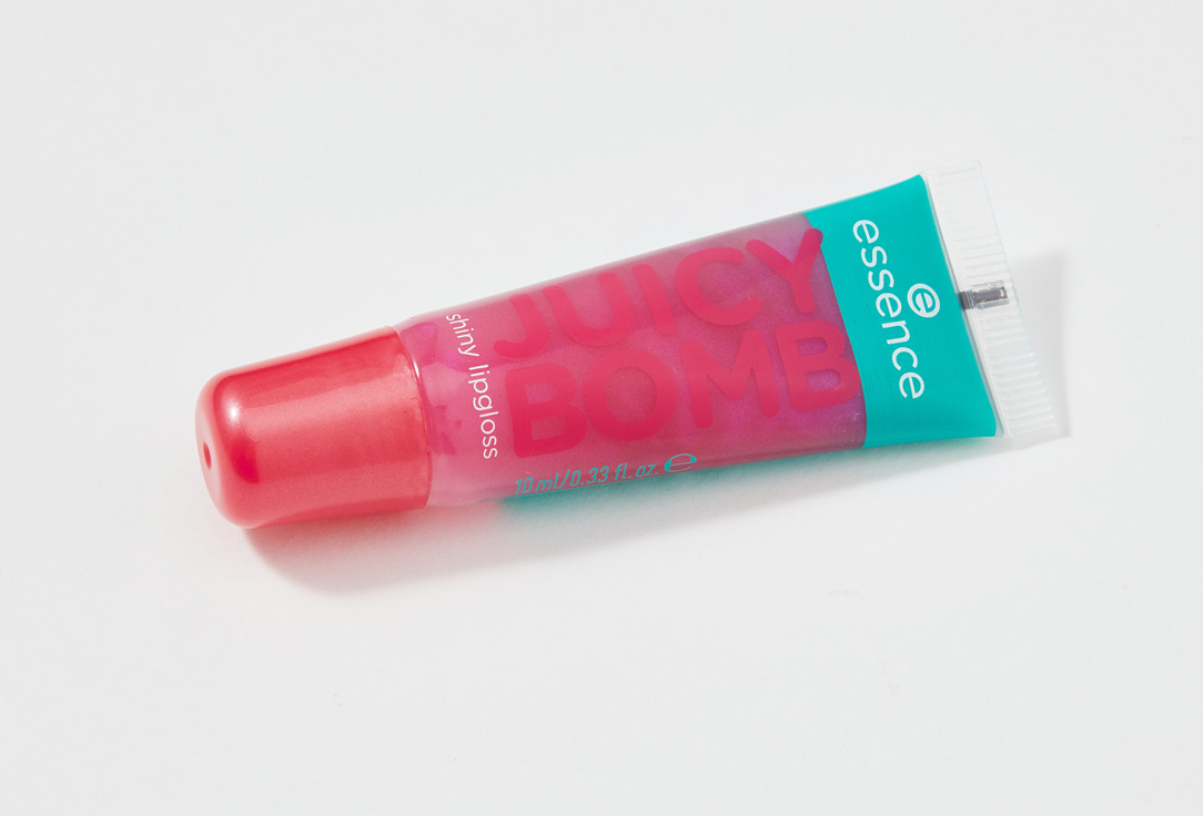 essence Shiny lipgloss JUICY BOMB 102, Witty watermelon 10 ml essence Shiny lipgloss JUICY BOMB