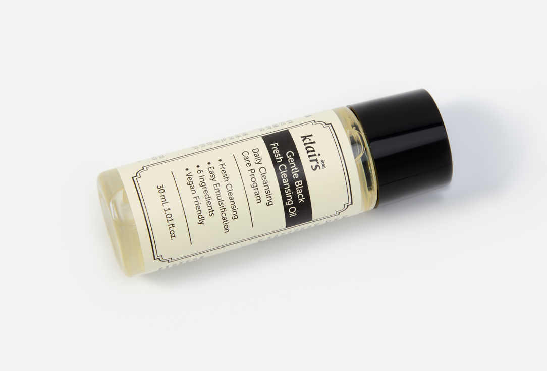 Dear, klairs Face Cleansing Oil Gentle Black Fresh Cleansing