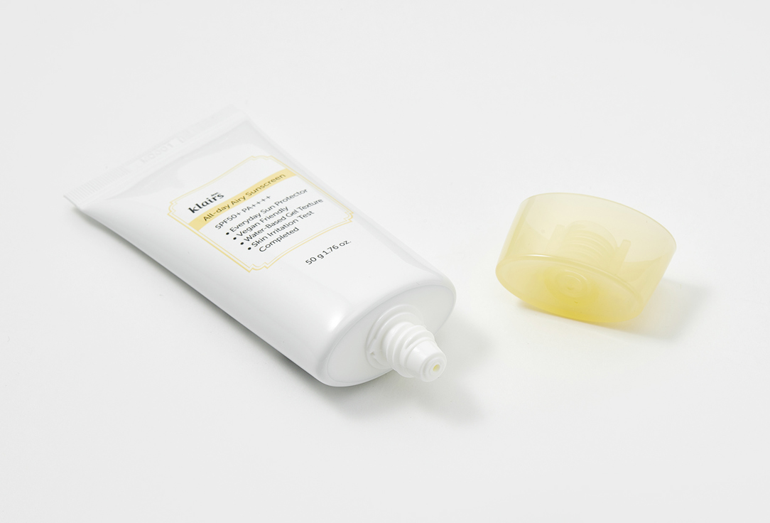 Dear, klairs Sunscreen SPF50+ PA++++ All-day Airy 50 g Dear, klairs Sunscreen SPF50+ PA++++ All-day Airy