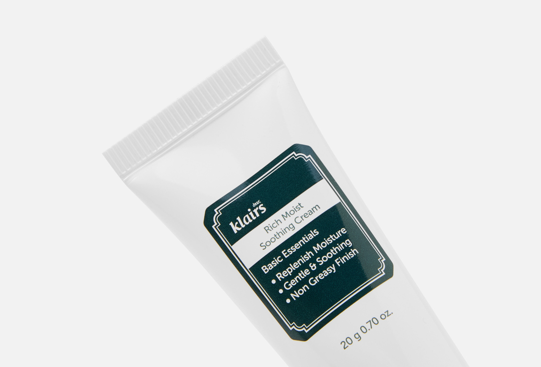 Dear, klairs Глубоко увлажняющий крем для лица Rich Moist Soothing 20 мл Dear, klairs Глубоко увлажняющий крем для лица Rich Moist Soothing