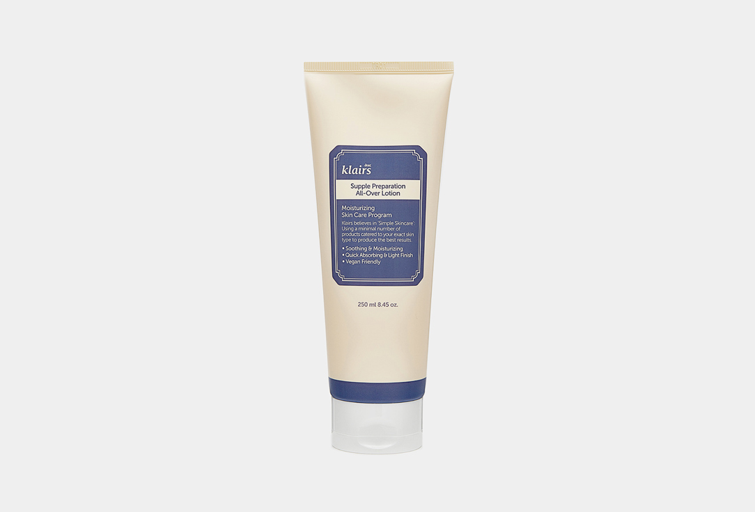 Dear, klairs Moisturizing face and body lotion Supple Preparation All-Over