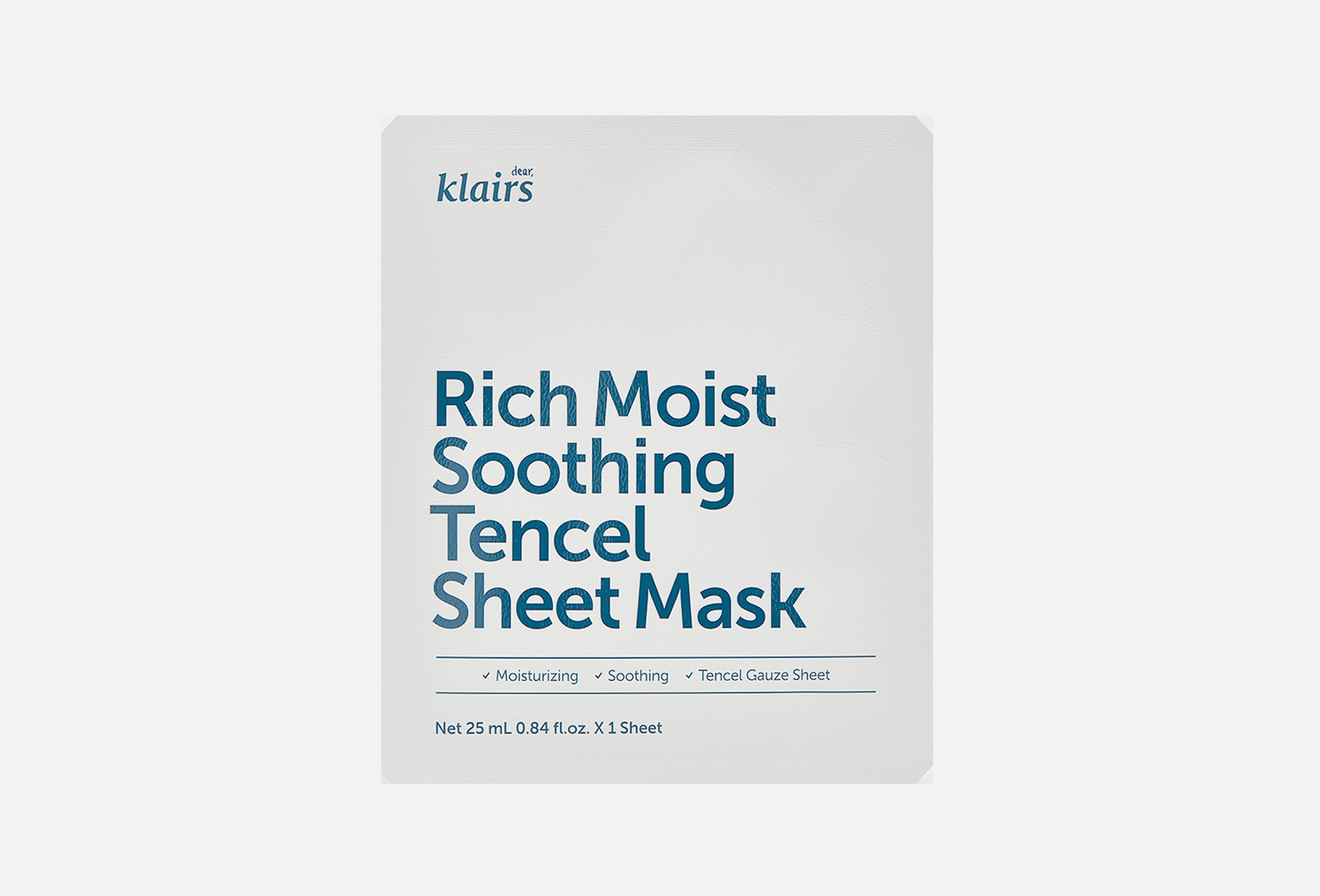Rich Moist Soothing Tencel Sheet Mask  1 