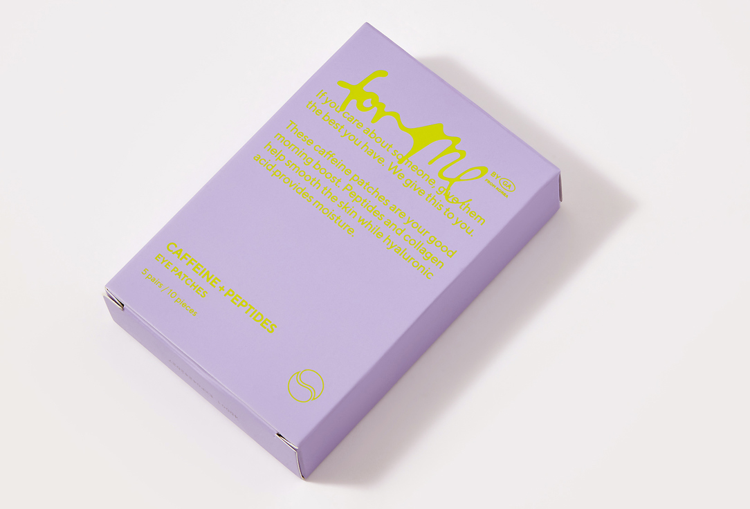 For me by gold apple Fabric eye patches Caffeine+peptides