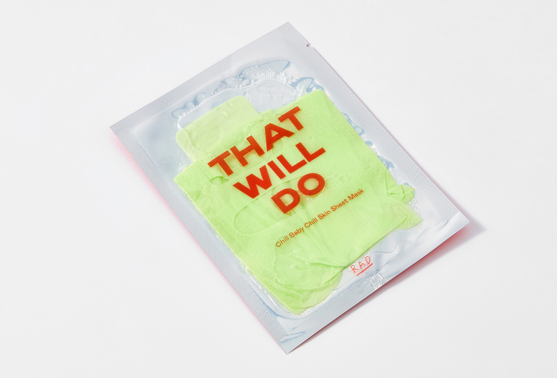 RAD Успокаивающая тканевая маска для лица Chill Baby Chill Skin Sheet Mask