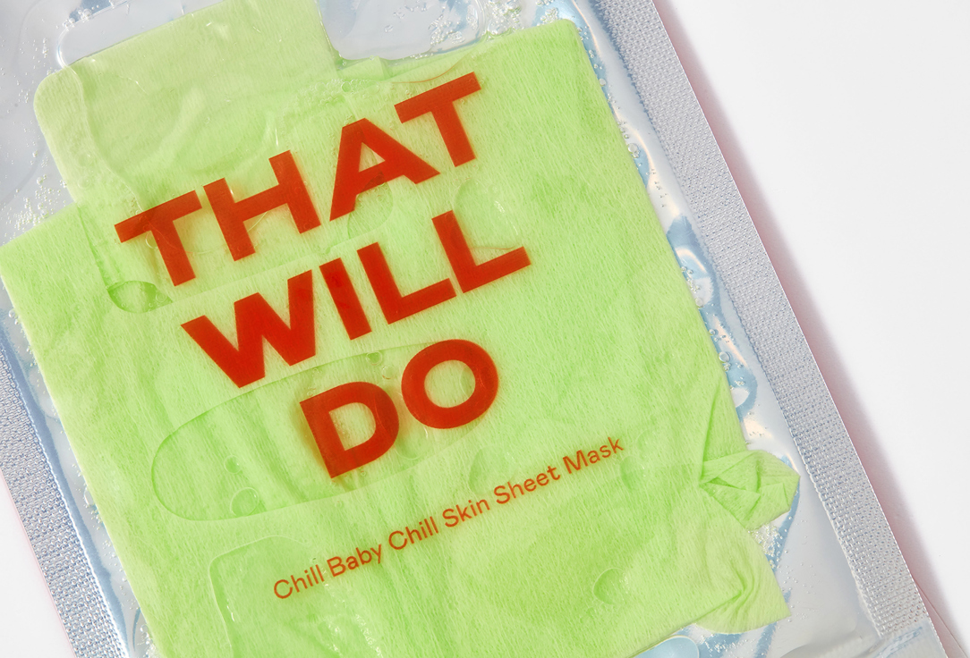 RAD Успокаивающая тканевая маска для лица Chill Baby Chill Skin Sheet Mask