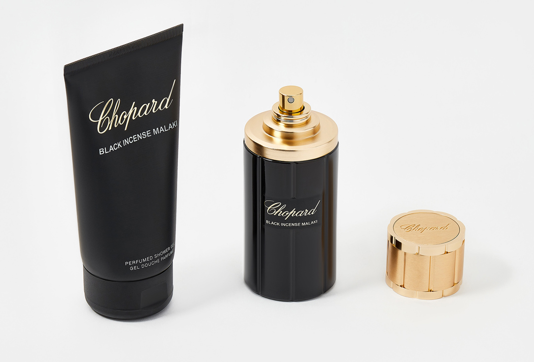 شوبارد مجموعة ماء عطر وجل الاستحمام بلاك إنسنس ملكي