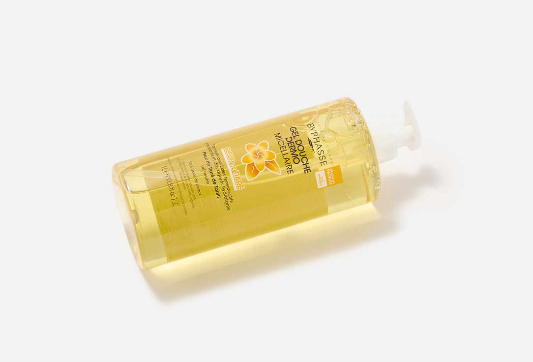 BYPHASSE Dermo Micellar Shower Gel Tiare Flower 1 l BYPHASSE Dermo Micellar Shower Gel Tiare Flower