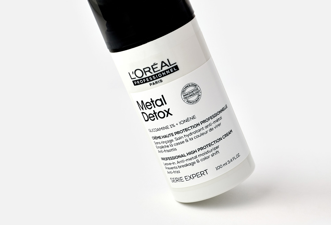 LOreal professionnel Leave-in Cream for damaged & wavy  hair Metal Detox