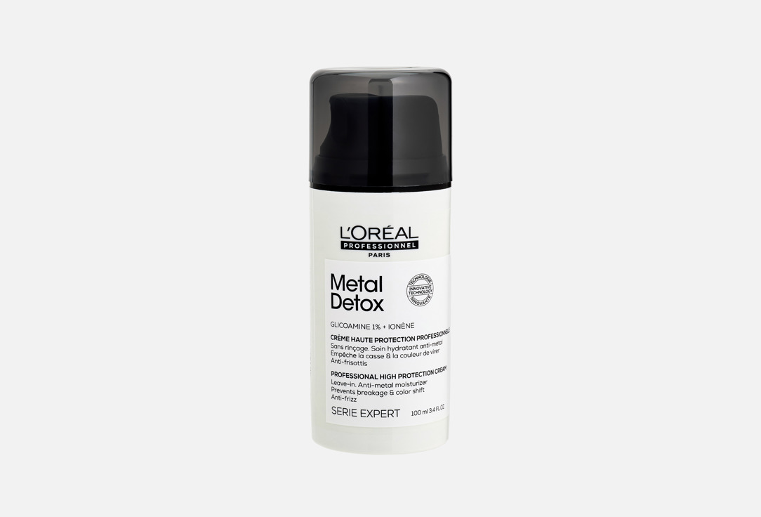 LOreal professionnel Leave-in Cream for damaged & wavy  hair Metal Detox