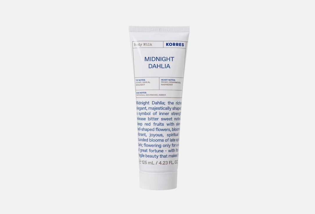 Korres Body Milk Midnight Daahlia