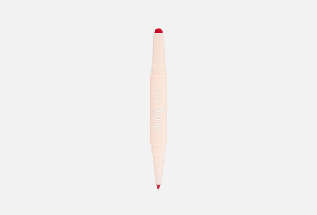 Pupa Contouring Lip Pencil & Shiny Lipstick 2-in-1 Vamp! Creamy Duo