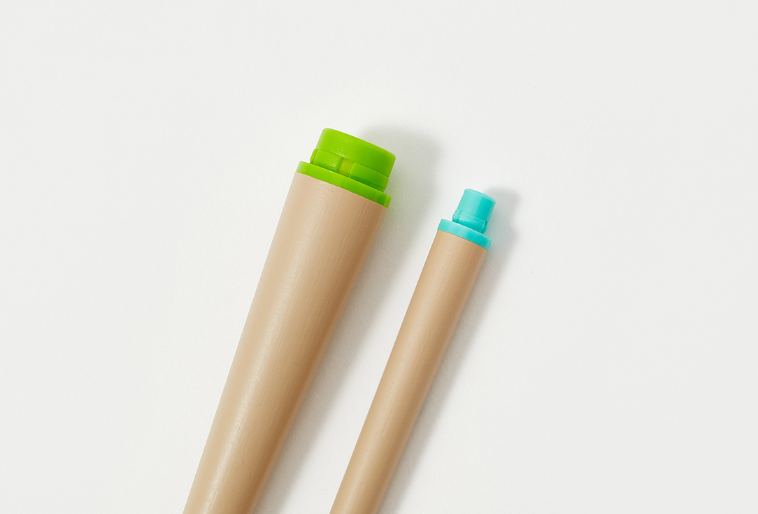 EcoTools Face Makeup Brush Interchangeables Handle Duo 2 pcs EcoTools Face Makeup Brush Interchangeables Handle Duo