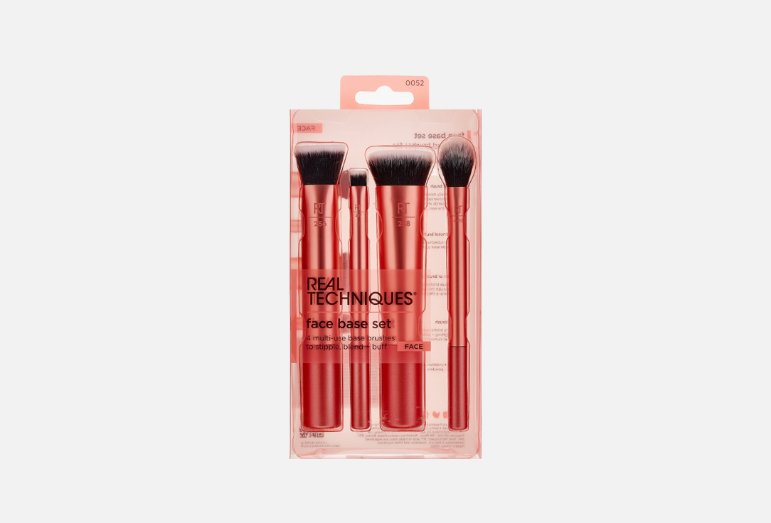 Real Techniques Face Makeup Brush Set Flawless Base 2.0 4 pcs Real Techniques Face Makeup Brush Set Flawless Base 2.0