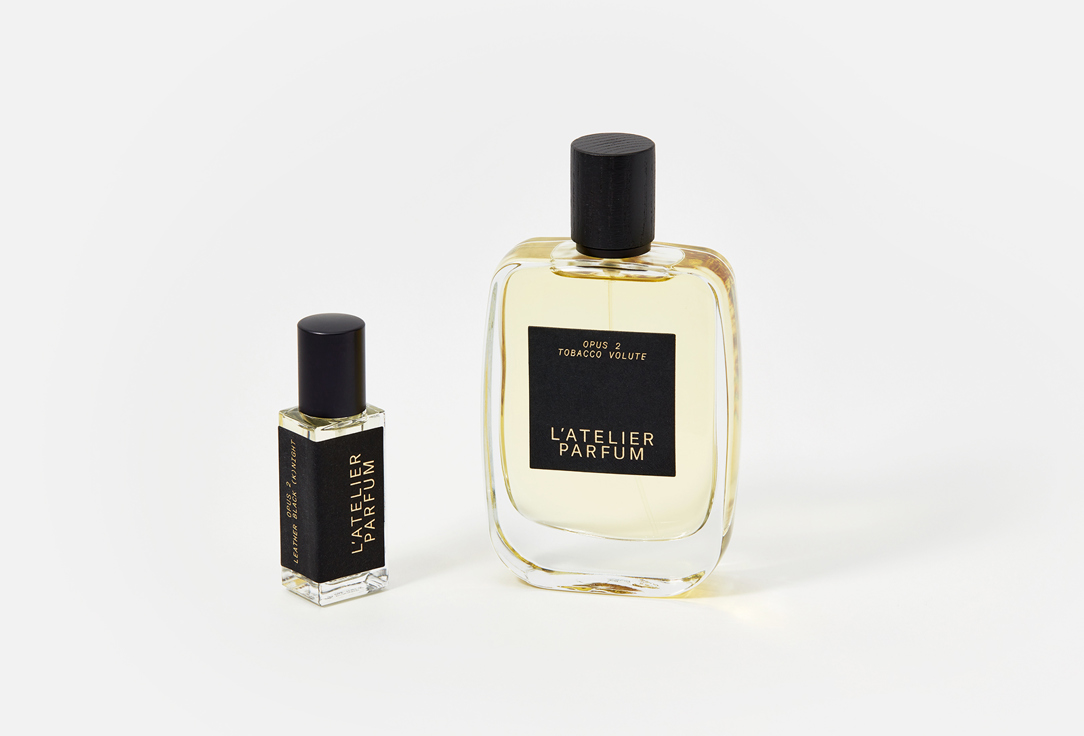 L'atelier parfum Eau de parfum set TOBACCO VOLUTE + LEATHER BLACK (K)NIGHT