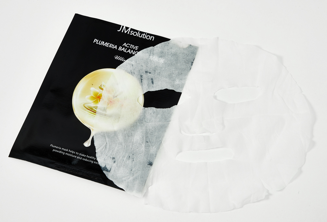JMsolution Moisturizing face sheet mask Active plumeria balancing mask ultimate 1 pcs JMsolution Moisturizing face sheet mask Active plumeria balancing mask ultimate
