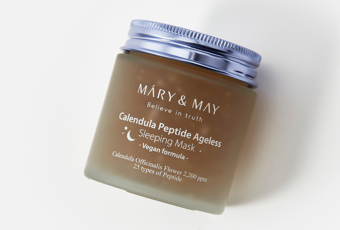 Mary&May Soothing & Moisturizing Night Face Mask Calendula Peptide Ageless