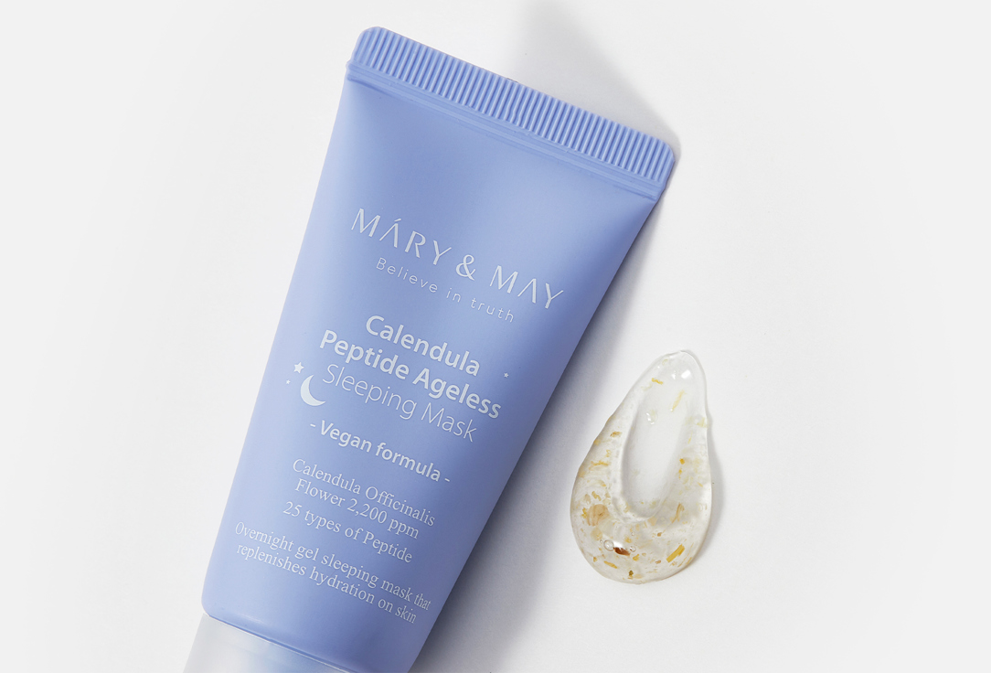 Mary&May Anti-aging sleeping face mask Calendula peptide ageless