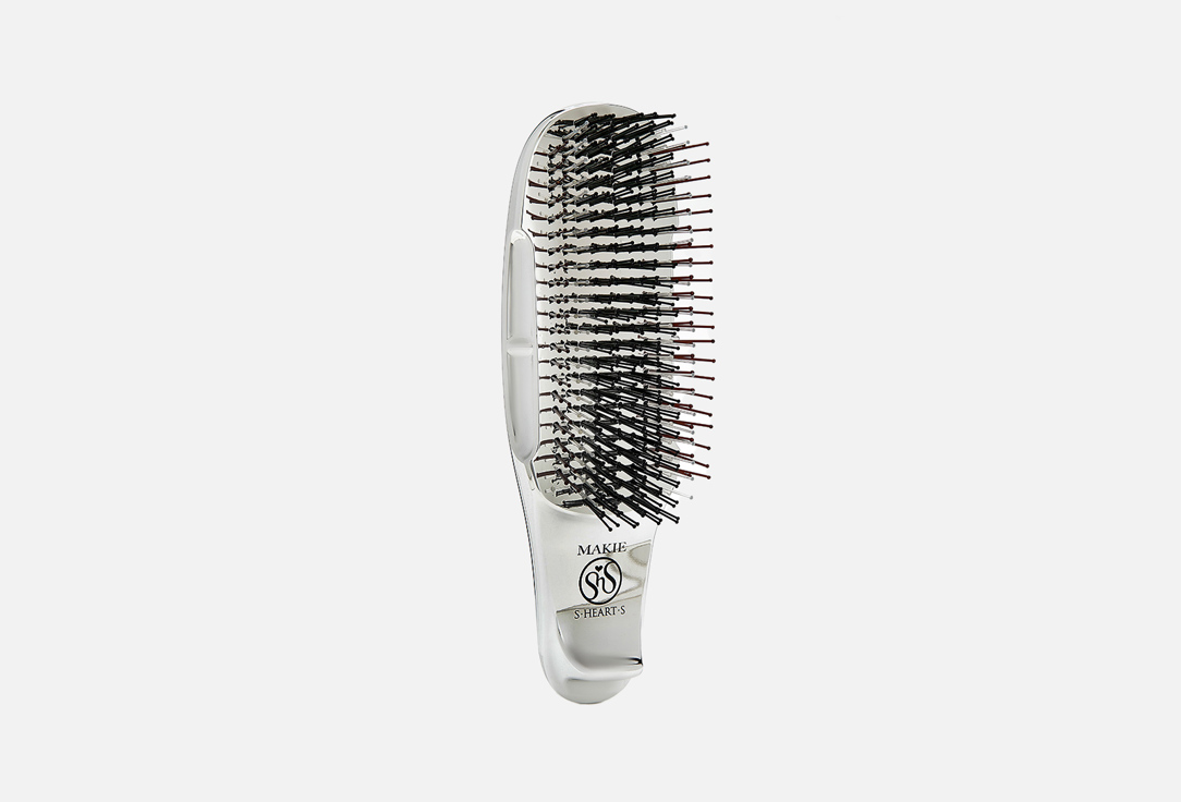 S-Heart-S Scalp Brush Makie Silver