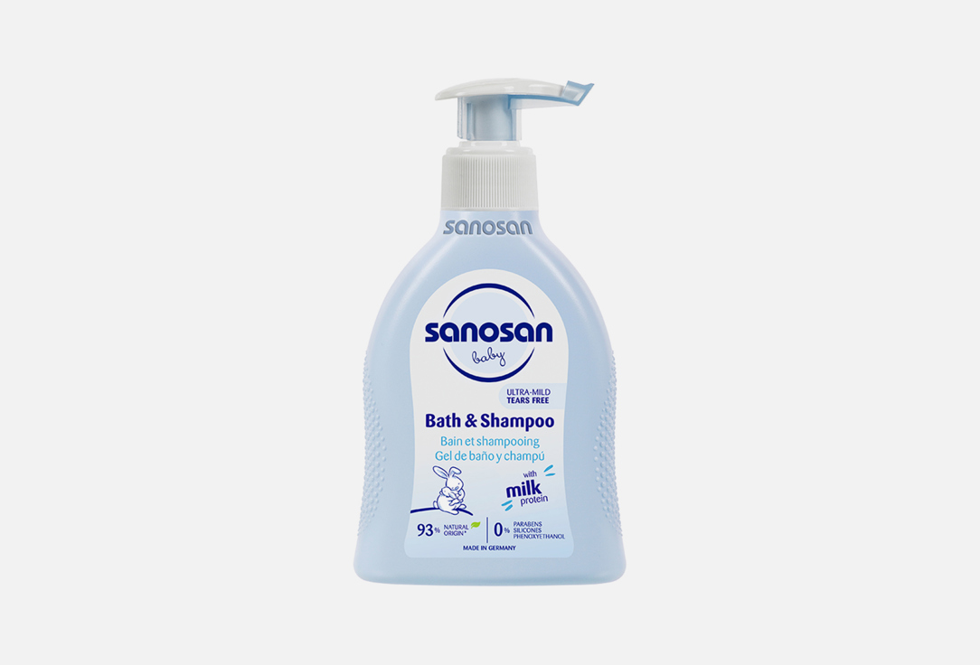 Sanosan Cleansing Foam 2-in-1 Bath & Shampoo