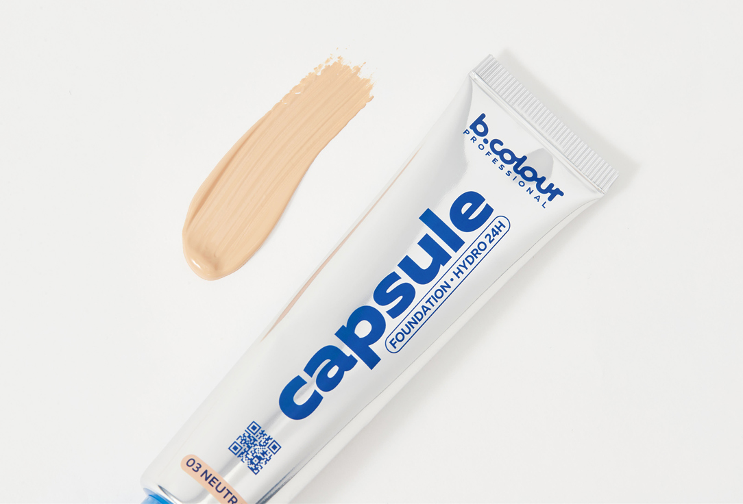 B.COLOUR PROFESSIONAL Light to Medium Coverage Hydrating foundation CAPSULE 03, Neutral 35 ml B.COLOUR PROFESSIONAL Light to Medium Coverage Hydrating foundation CAPSULE