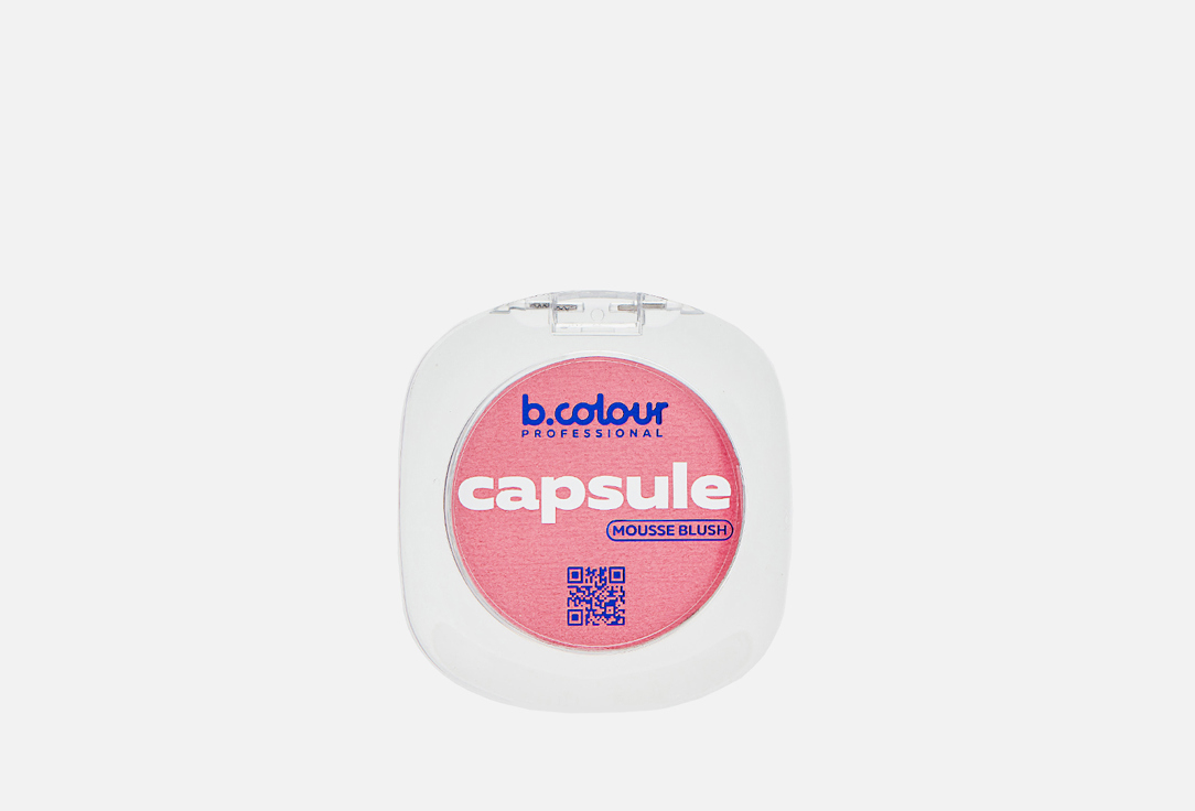 B.COLOUR PROFESSIONAL Velvet Mousse Blush 3-in-1 CAPSULE 01, Ice rose 3 g B.COLOUR PROFESSIONAL Velvet Mousse Blush 3-in-1 CAPSULE