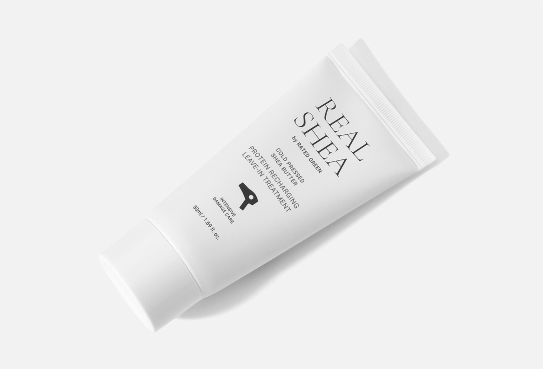 RATED GREEN Восстанавливающий крем для волос с маслом ши Cold Pressed Shea Butter Protein Recharging Leave-in Treatment 50 мл RATED GREEN Восстанавливающий крем для волос с маслом ши Cold Pressed Shea Butter Protein Recharging Leave-in Treatment