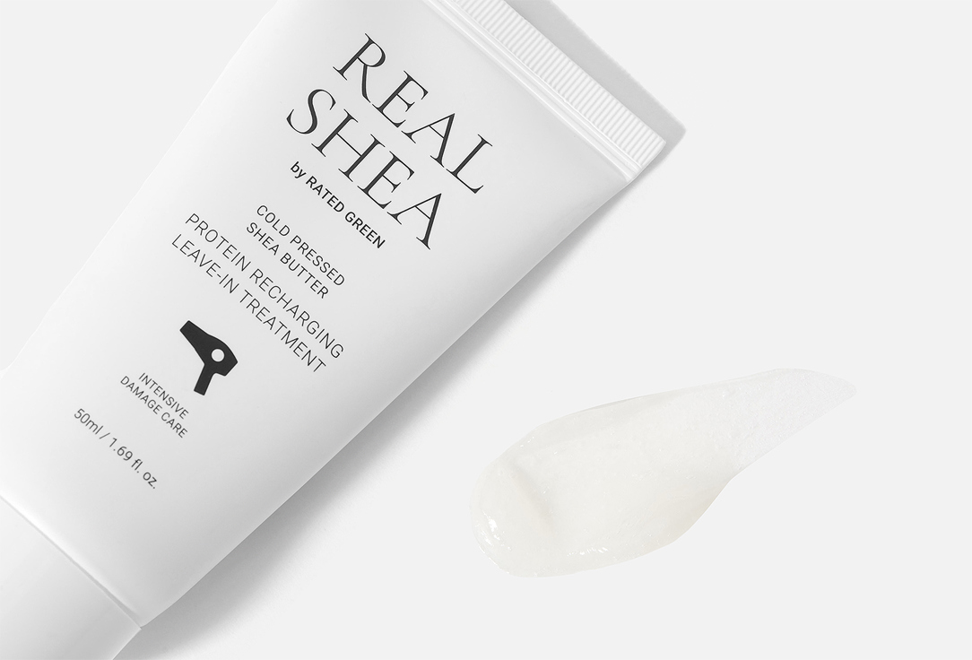 RATED GREEN Восстанавливающий крем для волос с маслом ши Cold Pressed Shea Butter Protein Recharging Leave-in Treatment 50 мл RATED GREEN Восстанавливающий крем для волос с маслом ши Cold Pressed Shea Butter Protein Recharging Leave-in Treatment