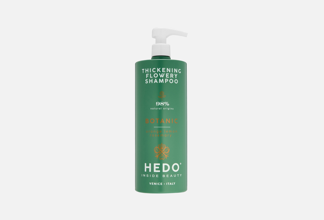 Hedo Volumizing botanical shampoo Thickening Flowery 1000 ml Hedo Volumizing botanical shampoo Thickening Flowery