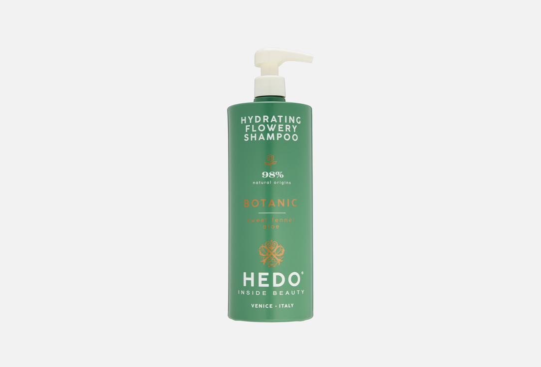 Hedo Moisturizing shampoo Botanic hydrating flowery 1000 ml Hedo Moisturizing shampoo Botanic hydrating flowery