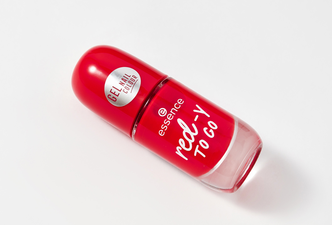 essence Glossy, fast-drying gel-effect nail polish Gel Nail Colour 56, Red-y to go 8 ml essence Glossy, fast-drying gel-effect nail polish Gel Nail Colour