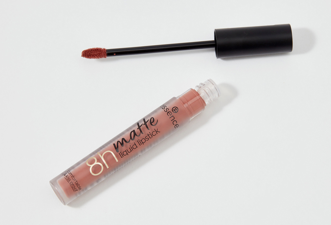 essence liquid lipstick 8h matte 02, Silky hazelnut 2.5 ml essence liquid lipstick 8h matte