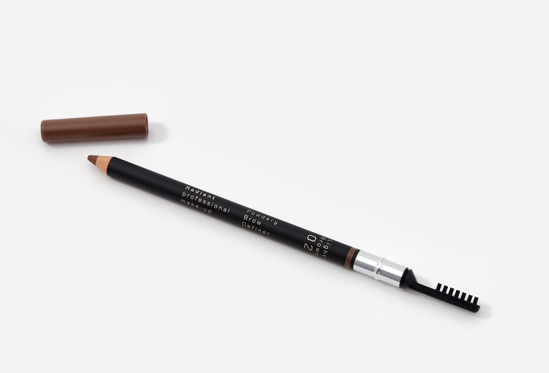 Radiant Professional Make-Up Eyebrow Pencil Powdery Brow Define 2, Light brown 1 pcs Radiant Professional Make-Up Eyebrow Pencil Powdery Brow Define