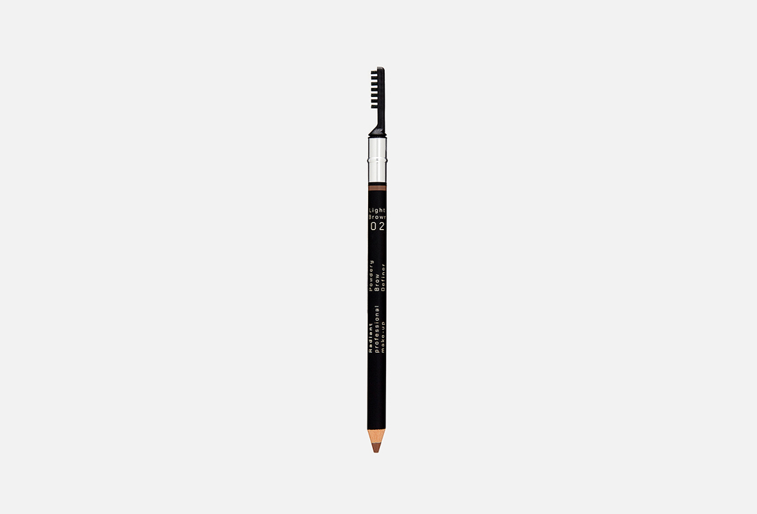 Radiant Professional Make-Up Eyebrow Pencil Powdery Brow Define 2, Light brown 1 pcs Radiant Professional Make-Up Eyebrow Pencil Powdery Brow Define